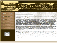 Tablet Screenshot of nabyteknasichbabicek.cz